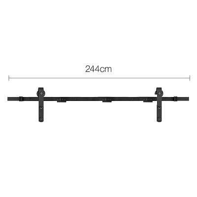 Sliding Barn Door Hardware - Black - Free Shipping