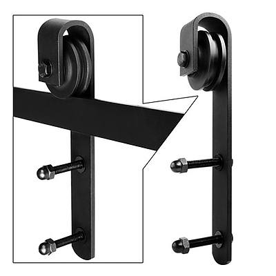 Sliding Barn Door Hardware - Black - Brand New - Free Shipping