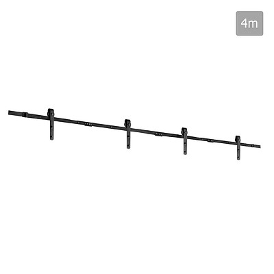 4M Sliding Barn Door Hardware - Black - Brand New - Free Shipping