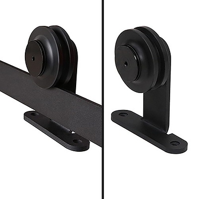 4M Sliding Barn Door Hardware - Black - Free Shipping