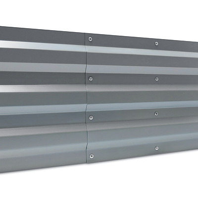 Galvanised Raised Garden Bed - 150 x 90 x 30cm - Grey - Brand New - Free Shipping