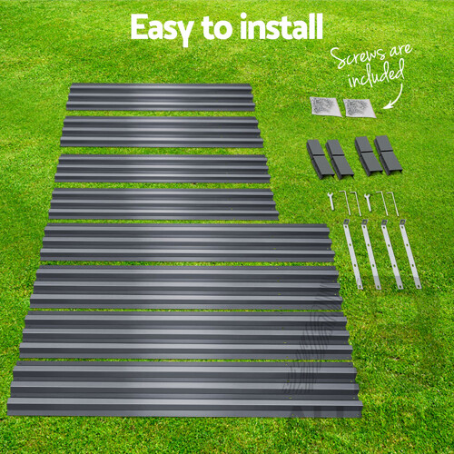 Garden Bed 2PCS 150X90X30CM Galvanised Steel Raised Planter - Brand New - Free Shipping