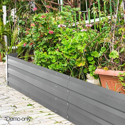 Garden Bed 2PCS 150X90X30CM Galvanised Steel Raised Planter - Brand New - Free Shipping