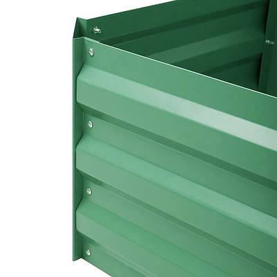 Garden Bed 2PCS 210X90X30cm Galvanised Steel Raised Planter Green - Brand New - Free Shipping