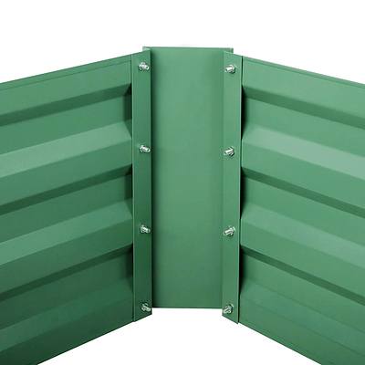 Garden Bed 2PCS 210X90X30cm  Galvanised Steel Raised Planter Green - Brand New - Free Shipping