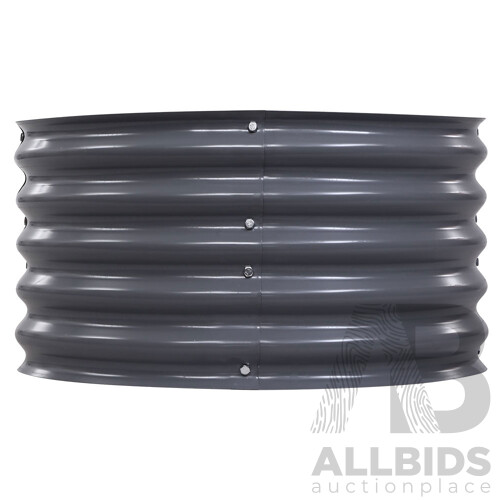 160X80X42CM Galvanised Raised Garden Bed Steel Instant Planter