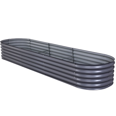 320X80X42CM Galvanised Raised Garden Bed Steel Instant Planter - Brand New - Free Shipping