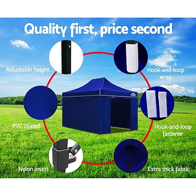 3x4.5M Outdoor Gazebo - Blue