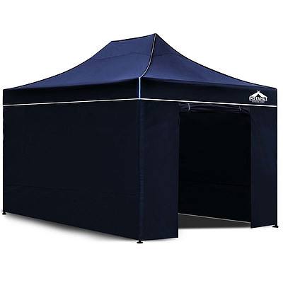 3x4.5M Outdoor Gazebo - Navy - Free Shipping