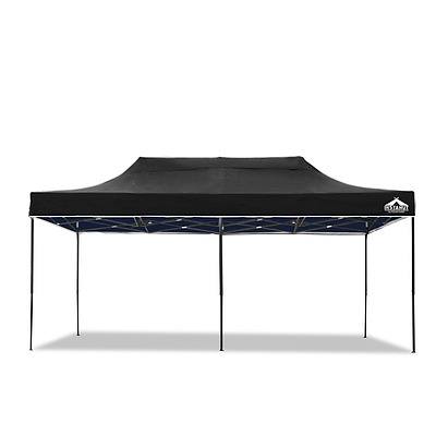 3x6M Outdoor Gazebo - Black