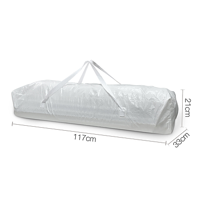 Gazebo 3x9m Outdoor Marquee side Wall Gazebos Tent Canopy Camping White 5 Panel - Brand New - Free Shipping