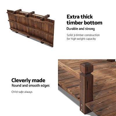 Wooden Garden Bridge - Free Shipping