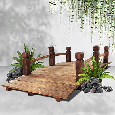 Wooden Garden Bridge - Free Shipping