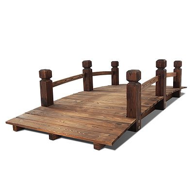 Wooden Garden Bridge - Free Shipping