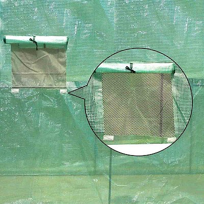 Greenhouse with Green PE Cover - 3M x 2M - Brand New - Free Shipping