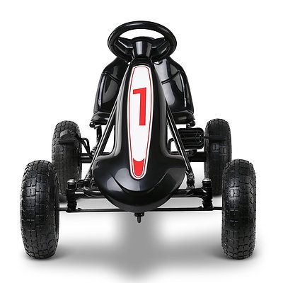 Kids Pedal Powered Go Kart - Black - Free Shipping