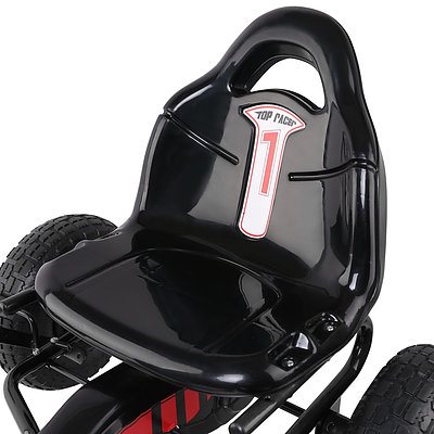 Kids Pedal Powered Go Kart - Black - Free Shipping