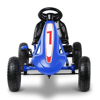 Kids Pedal Go Kart Car Ride On Toys Racing Bike Blue - Brand New - Free Shipping