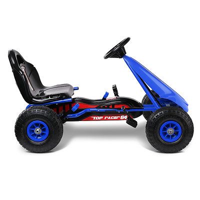 Kids Pedal Go Kart Car Ride On Toys Racing Bike Blue - Brand New - Free Shipping