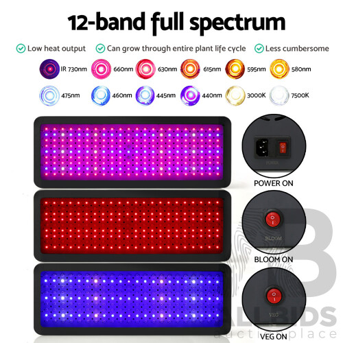 Green Fingers 2000W LED Grow Light Full Spectrum - Brand New - Free Shipping