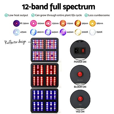 600W LED Grow Light Full Spectrum  - Free Shipping