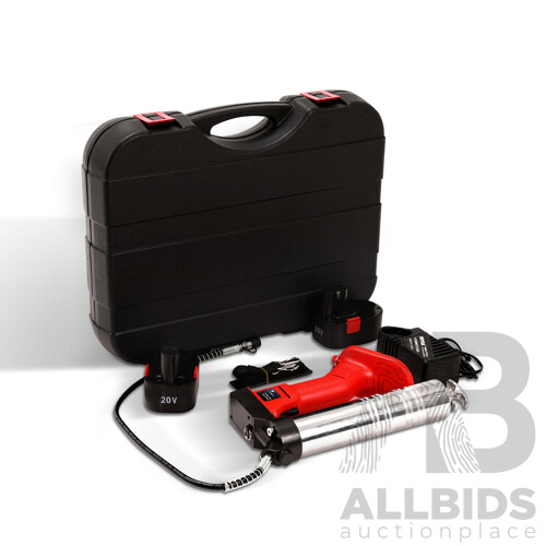 Giantz 20V Rechargeable Cordless Grease Gun - Red - Brand new - Free Shipping