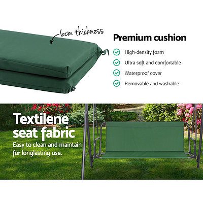 Outdoor Swing Chair Hammock 3 Seater Garden Canopy Bench Seat Backyard - Brand New - Free Shipping