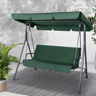 Outdoor Swing Chair Hammock 3 Seater Garden Canopy Bench Seat Backyard - Brand New - Free Shipping