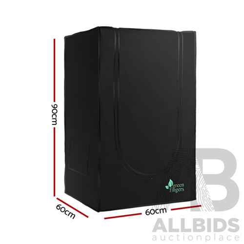 Hydroponics Grow Tent Kits Hydroponic Grow System Black 60X60X90CM 600D Oxford