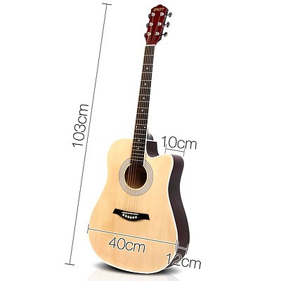 41 inch 5- Band EQ Electric Acoustic Guitar Full Size Natural - Brand New - Free Shipping