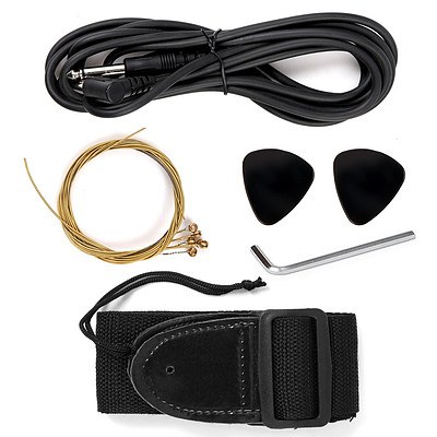 41 inch 5- Band EQ Electric Acoustic Guitar Full Size Natural - Brand New - Free Shipping