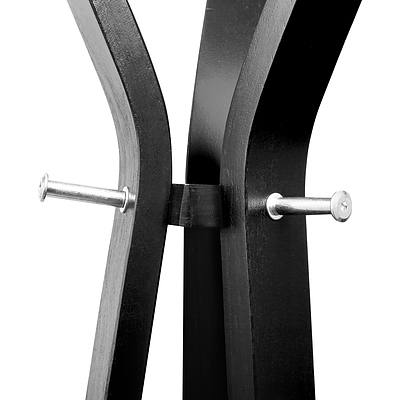 Wooden Coat Hanger Stand - Black - Free Shipping