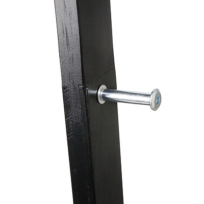 Wooden Coat Hanger Stand - Black - Free Shipping