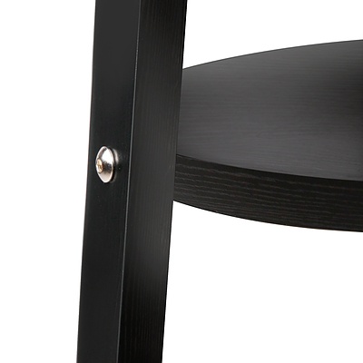 Wooden Coat Hanger Stand - Black - Free Shipping