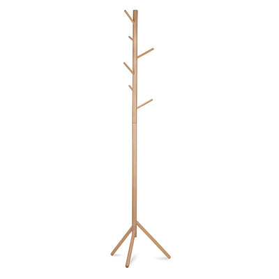 Wooden Coat Rack Clothes Stand Hanger Beige - Brand New - Free Shipping