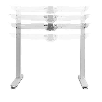 Motorised Height Adjustable Desk Frame - White - Free Shipping