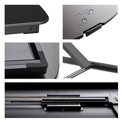 Height Adjustable Standing Desk - Black - Free Shipping