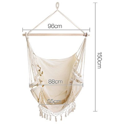Creamy White Hanging Hammock Chair - Brand New - Free Shipping
