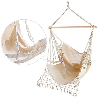Creamy White Hanging Hammock Chair - Brand New - Free Shipping