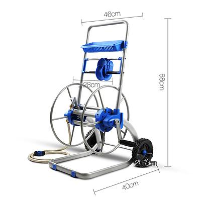 Stainless Steel Garden Hose - Blue & Silver - Free Shipping