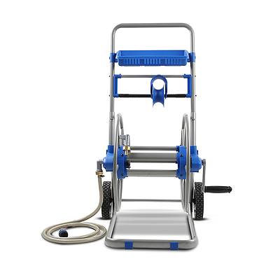 Stainless Steel Garden Hose - Blue & Silver - Free Shipping