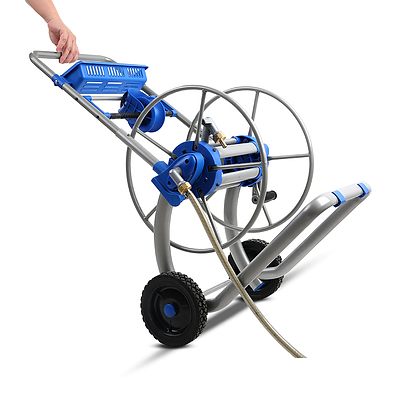 Stainless Steel Garden Hose - Blue & Silver - Free Shipping