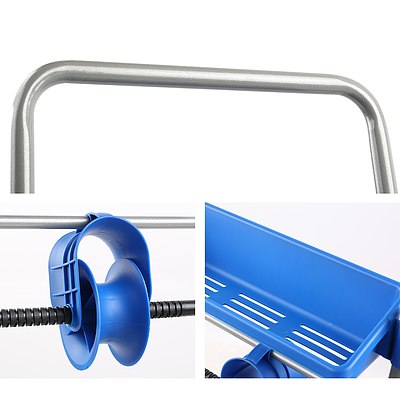 Stainless Steel Garden Hose - Blue & Silver - Free Shipping