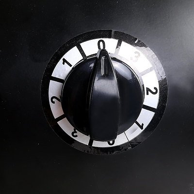 Adjustable Industrial Standing Fan - Black