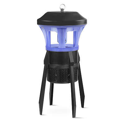 Electric Bulb Insect Zapper - Black - Free Shipping