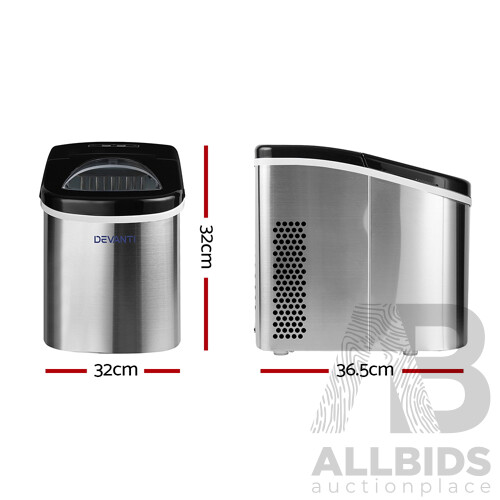 2.4L Stainless Steel Portable Ice Cube Maker - Brand New - Free Shipping