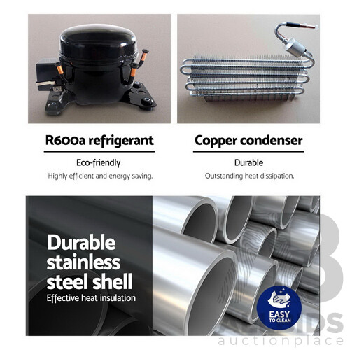 2.4L Stainless Steel Portable Ice Cube Maker - Brand New - Free Shipping