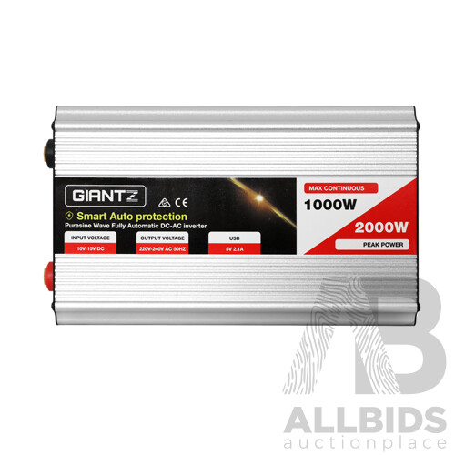 1000W/2000W Pure Sine Wave Power Inverter - Free Shipping