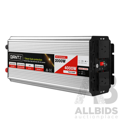 2000W Puresine Wave DC-AC Power Inverter  - Brand New - Free Shipping