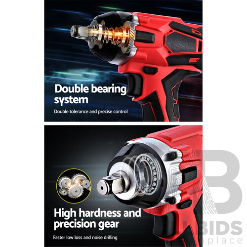 Cordless Impact Wrench 20V Lithium-Ion Battery Rattle Gun Sockets - Brand New - Free Shipping